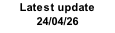 Latest update 24/04/26