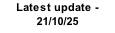 Latest update - 21/10/25